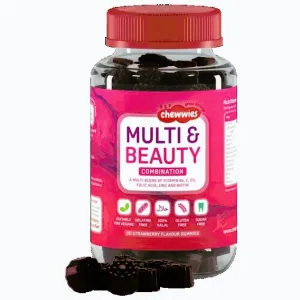 Chewwies Chewwies Womens Multi Beauty 30 Dávek - Jahoda obraz