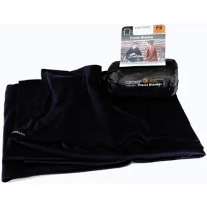 Cocoon merino deka Merino Wool/Silk Blanket graphite blue obraz