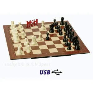 DGT Elektronické šachy DGT Smart Board na USB s plastovými figurami (AKČNÍ CENA) obraz