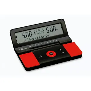 DGT Travel Timer 960 černé digitální šachové hodiny v cestovním provedení obraz