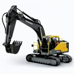 Double E RC bagr Volvo EC160E žlutý dálkově ovládaný model 1: 16 obraz