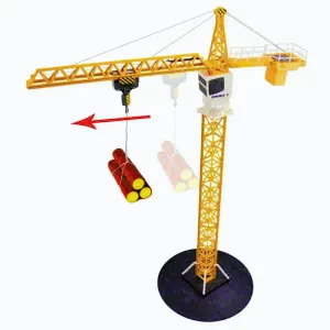 DOUBLE E RC věžový jeřáb Liebherr 1: 20 nelicencovaný obraz