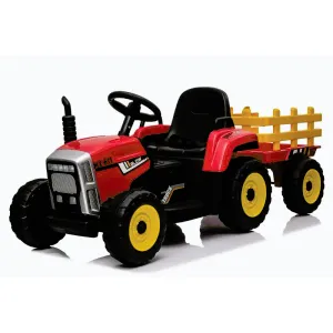 ELJET Dětské elektrické auto Tractor Lite - červená - Červená obraz