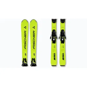 Fischer RC4 PRO JRS 23/24 - 130 cm - žlutá/černá obraz