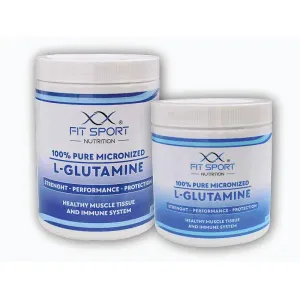 FitSport Nutrition 100% Pure Micronized L-Glutamine 550g + 330g obraz