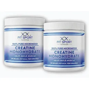 FitSport Nutrition 2x 100% Pure Micronized Creatine Monohydrate 330g obraz