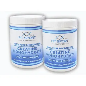 FitSport Nutrition 2x 100% Pure Micronized Creatine Monohydrate 550g obraz