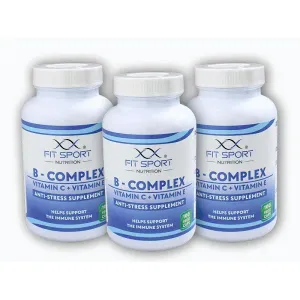 FitSport Nutrition 3x B-Complex + Vitamin C + Vitamin E 100 vege caps obraz