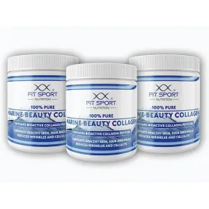 FitSport Nutrition 3x100% Pure Marine Beauty Collagen 250g Bioaktivní kolagen.peptidy VERISOL obraz