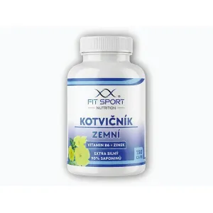FitSport Nutrition Kotvičník zemní 90% + Vitamin B6 + Zinek 150 kapslí obraz