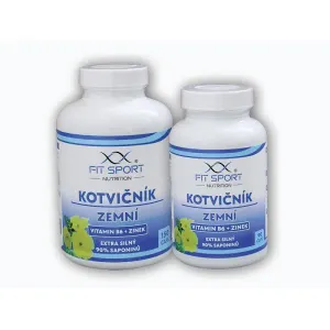 FitSport Nutrition Kotvičník zemní 90% + Vitamin B6 + Zinek 150 kapslí + 90 kapslí obraz