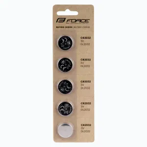 Force Baterie mincové CR2032 / 3V 1 x 5 ks obraz