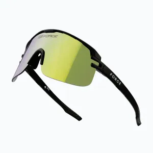 Force EPIC černé, žluté zrc. sklo cyklistické brýle obraz