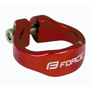 Force Objímka sedlovky na inbus 34.9mm Al, červená obraz