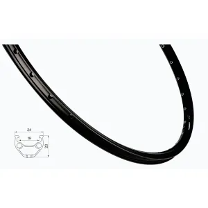 Force Ráfek XC BASIC DISC 622x19 32děr, černý obraz
