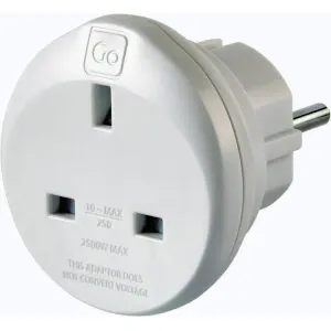 Go Travel adaptér UK/Evropa obraz