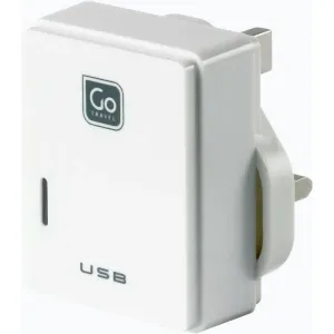 Go Travel USB nabíječka s micro USB a konektorem pro UK obraz