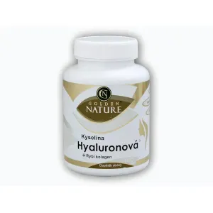 Golden Natur Kyselina Hyaluronová + Rybí kolagen + Vitamin C 100 kapslí obraz