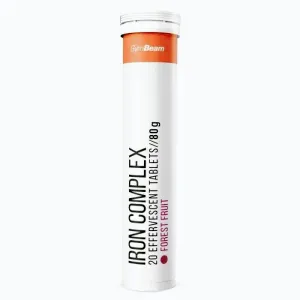 GymBeam Effervescent Iron Complex 20 tab. - lesní ovoce obraz