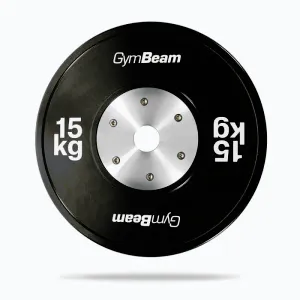 GymBeam Gumový kotouč Competition Bumper 15 kg obraz