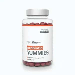 GymBeam Probiotika Yummies 60 kaps. - třešeň obraz