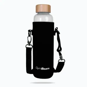 GymBeam Skleněná láhev Bamboo 600 ml obraz