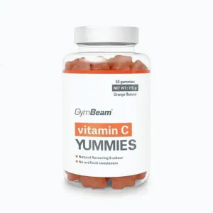 GymBeam Vitamín C Yummies 50 kaps. - pomeranč obraz