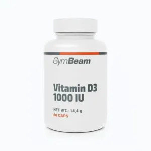 GymBeam Vitamín D3 1000 IU 60 kaps. obraz