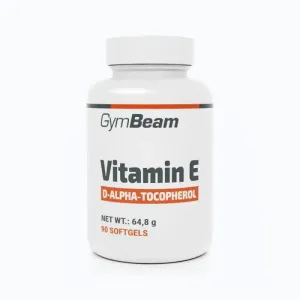 GymBeam Vitamin E (D-alfa-tokoferol) 90 kaps. obraz