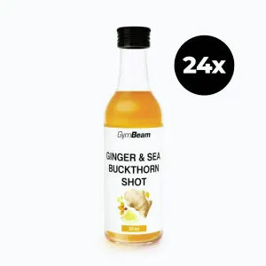 GymBeam Zázvorový shot s rakytníkem 24 x 50 ml obraz
