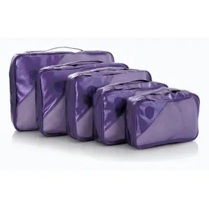 Heys Metallic Packing Cube Navy – 5 kusů obraz