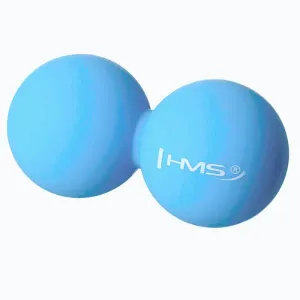 HMS Dvojitý masážní míč BLC02 modrý - Lacrosse Ball obraz