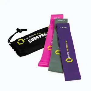 HMS GU04 PRO set fitness gum obraz
