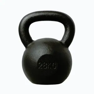 HMS Litinový kettlebell KZG28 28 kg, černý obraz