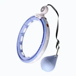 HMS Masážní hula hoop HHM15 se závažím, magnety a počítadlem modrá obraz