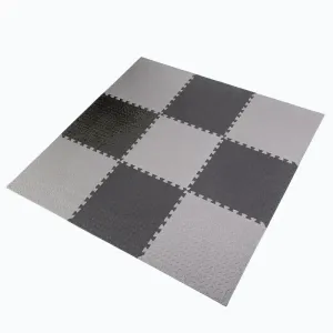 HMS PREMIUM MP12 Ochranná puzzle podložka 60 x 60 x 1.2 cm světle šedá obraz