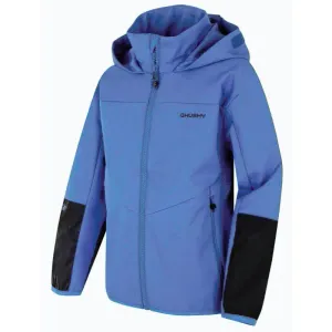 Husky Dětská softshell bunda Sonny K modrá POUZE 152 (VÝPRODEJ) obraz