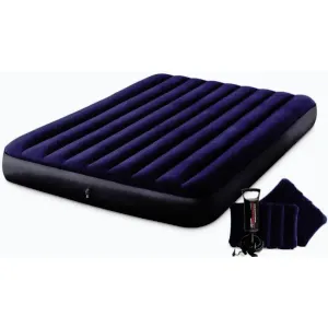 Intex Nafukovací postel 64765 QUEEN Dura-Beam 152x203x25 cm + Ruční pumpa, polštářky obraz