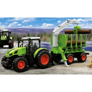 IQ models Traktor s přívěsem na dřevo 1/24 obraz