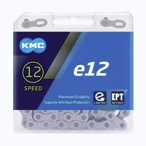 KMC E12 EPT Stříbrný BOX řetěz obraz