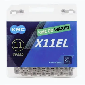 KMC X11 EL Stříbrný Waxed BOX řetěz obraz