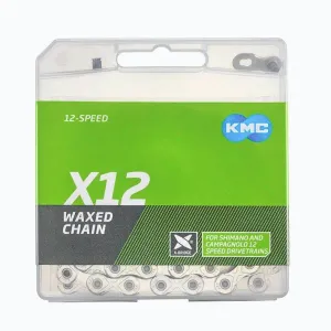 KMC X12 Stříbrný Waxed BOX řetěz obraz