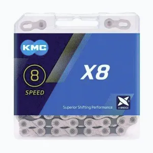 KMC X8 Stříbrno/šedý BOX řetěz obraz