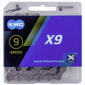 KMC X9 šedý BOX řetěz obraz