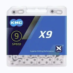 KMC X9 Stříbrný 114ČL BOX řetěz obraz
