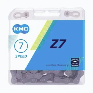 KMC Z7 šedo/hnědý BOX řetěz obraz