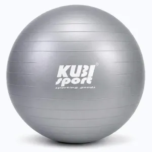 Kubisport Míč gymnastický 750mm, nosnost 150 kg - šedý obraz