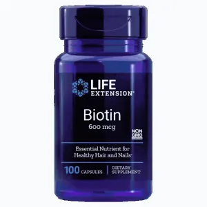 Life Extension Biotin 100 kapslí obraz