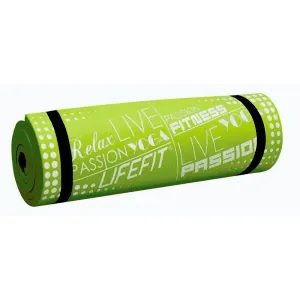 Lifefit Podložka Yoga MAT Exkluziv Plus 180x58x1, 5cm světle zelená obraz