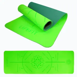 Lifefit Podložka Yoga MAT Relax Duo 183x58x0, 6cm zelená obraz